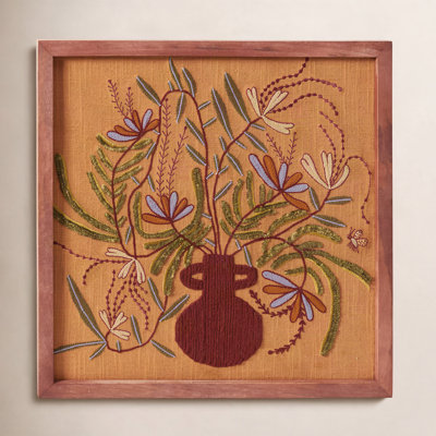 Tandri Framed Fabric Print