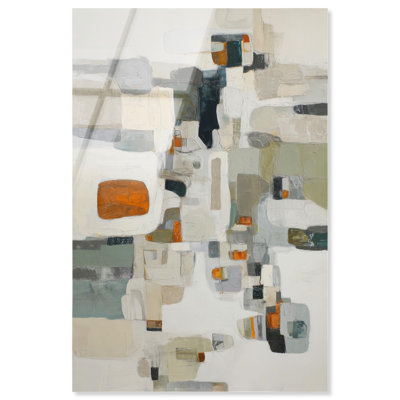 River Stones II Acrylic Print Modern Wall Decor by Art Remedy, Ready to Hang, 16 x 24