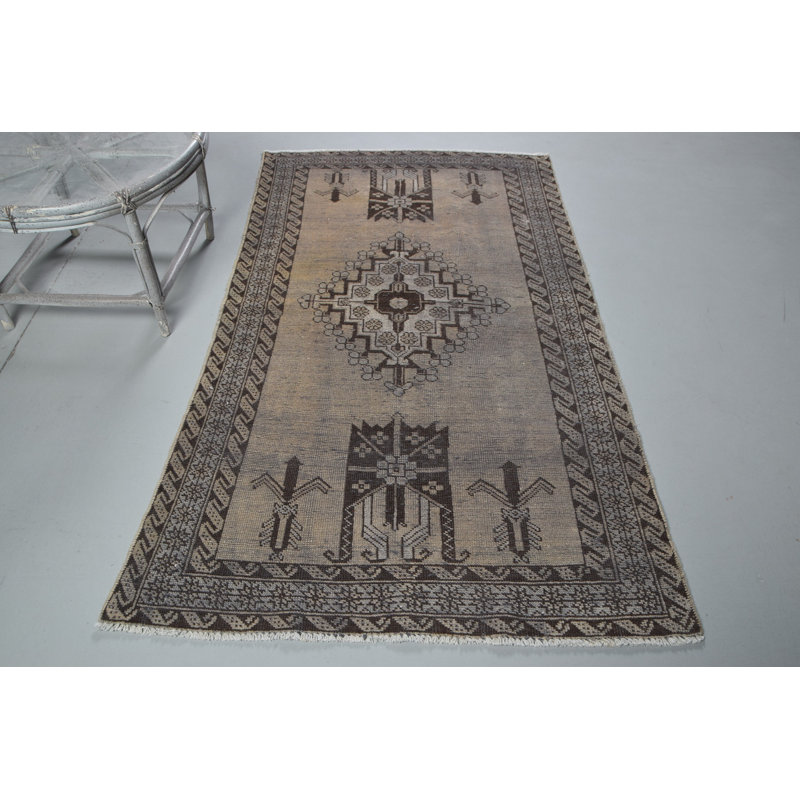 Tapis turc vintage rétro de style bohémien Anatolian pour la décoration intérieure