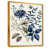Toile avec cadre flottant or