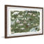 Colorado Map Destination II - Cadre photo, reproduction d'art sur papier-644157283