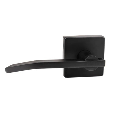 Faux levier de porte simple avec rosette carrée Intersect