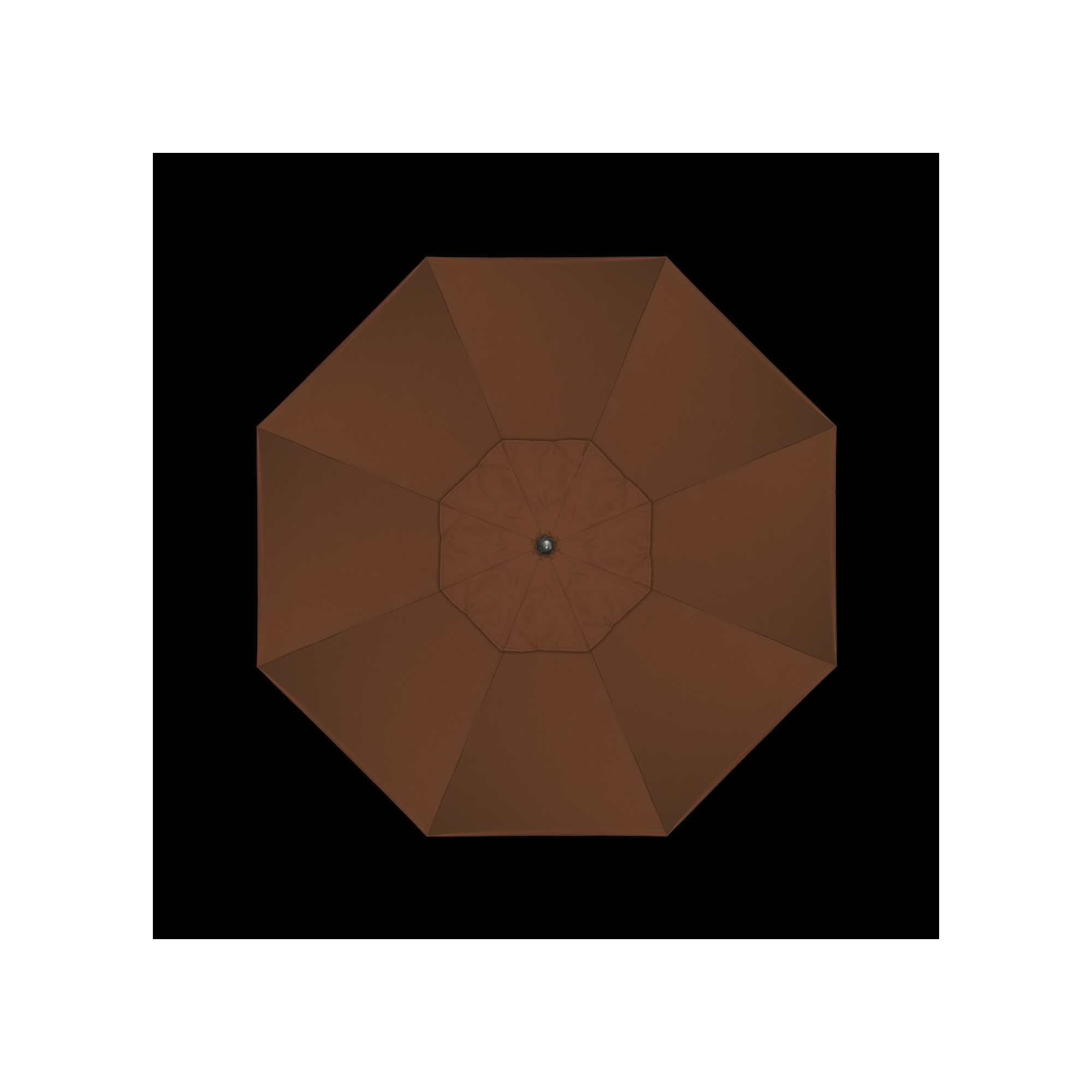 9' Market Sunbrella Umbrella, Canvas Bay Brown Sunbrella® Canvas