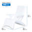 Chaise de patio et de piscine Adirondack blanche à eau