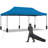 10' X 20' Pop Up Canopy Tent, Instant Canopy With Roller Bag & Sand Bags, Outdoor Canopies For Events Blue-121517490