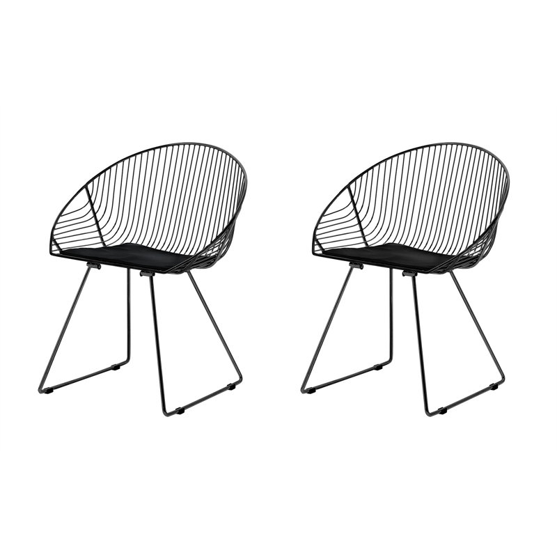 Sayers 47cm H Upholstered Windsor Back Side Chair in Silver, Black