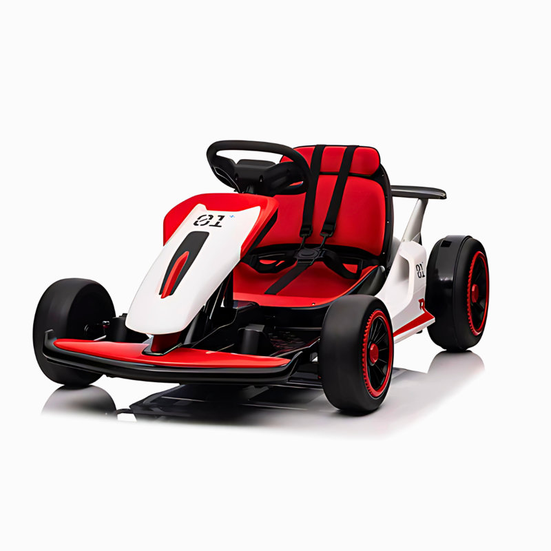 Kart 24V 7AH Big Kids Vortex Edition avec roues avant EVA, lumières, musique