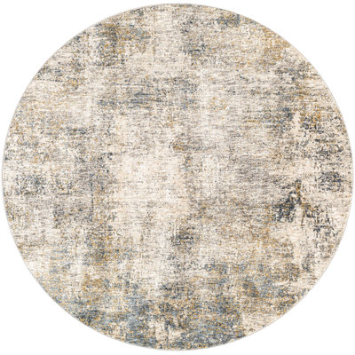 Tapis gris/zone denim abstract Addisyn