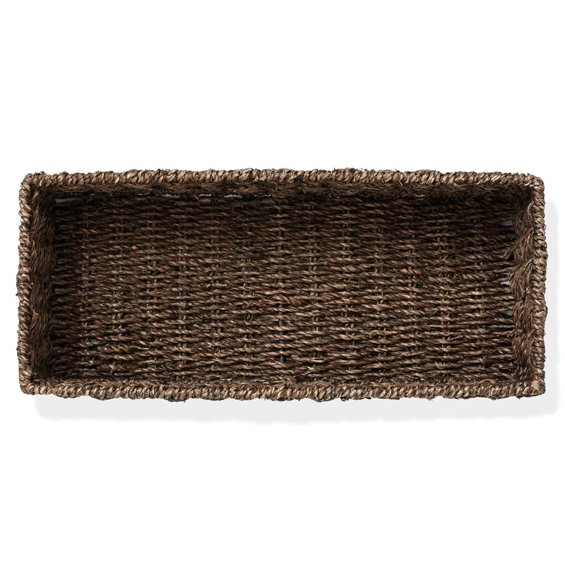 Casafield Seagrass Decorative Basket, Brown