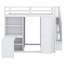 Lit mezzanine avec garde-robe, bureau et tablettes-916915660
