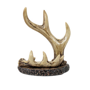 Support pour téléphone portable en faux bois de cerf - Support en résine de cerf pour téléphone intelligent - Support de téléphone rustique pour chevet, bureau ou comptoir de cuisine - chalet, décor rustique, cadeau unique pour les chasseurs et le