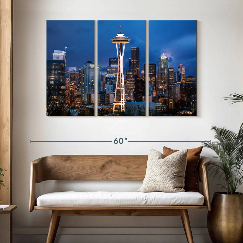Nicci Space Needle Seattle, 32" H x 50" W