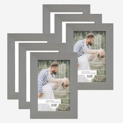Wood Picture Frame - Set of 6