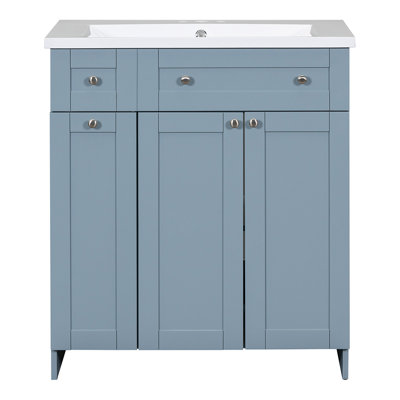 Meuble-lavabo simple avec plateau Anasofia 30,01