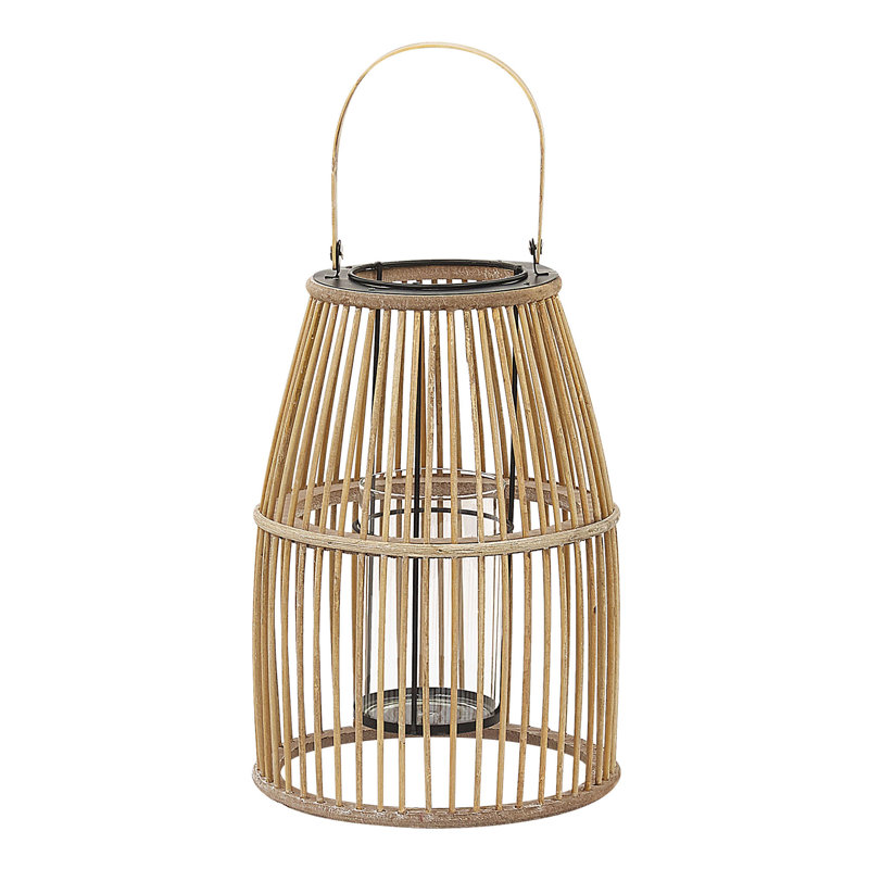 Wood Tabletop Lantern