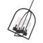 Luminaire suspendu 4 lumières Evandrel