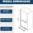 Leakage Pivot Shower Door With Tempered Glass - Matte Black Bath 32"-33 3/8" Adjustment