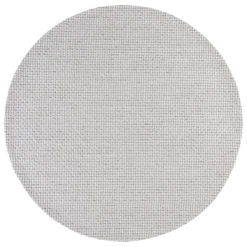 Marbella 301 Hand Woven Performance No Pattern Rug, Round 6'