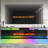 Smart Fireplace Tv Stand For 100 Inch Tvs, With Wi-fi & App Control, Multi-color Led Lights, Modern Electric Fireplace Tv Console For Living Room-850492593