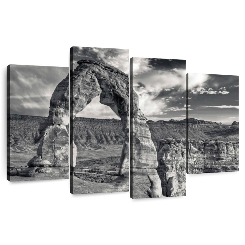 Alvord Delicate Arch BW, H 54 po x l 84 po
