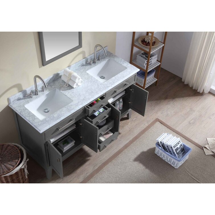 Norre Double Bathroom Vanity (60–72)