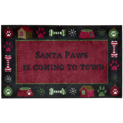 Tapis rouge 1,5 pi x 2,5 pi Maryann