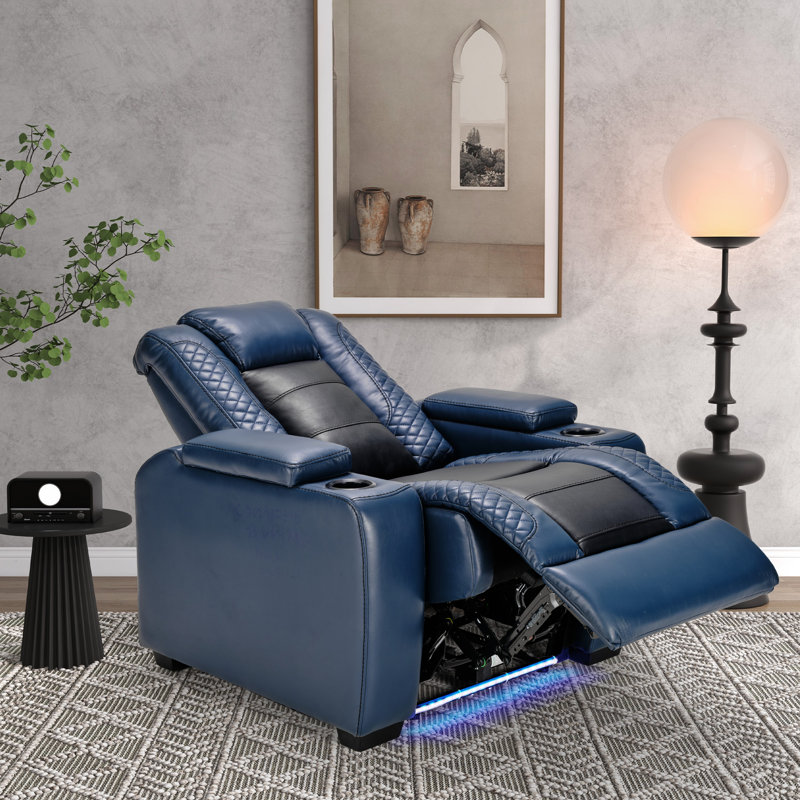 Fauteuil de cinéma maison Valdur, Bleu
