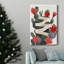Desert Christmas Cactus I, toile tendue avec châssis de qualité supérieure - prête à être accrochée-958098240