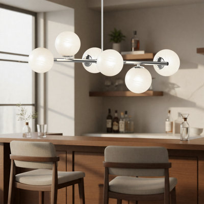 Lio Wrought Iron 6-Light Chandelier