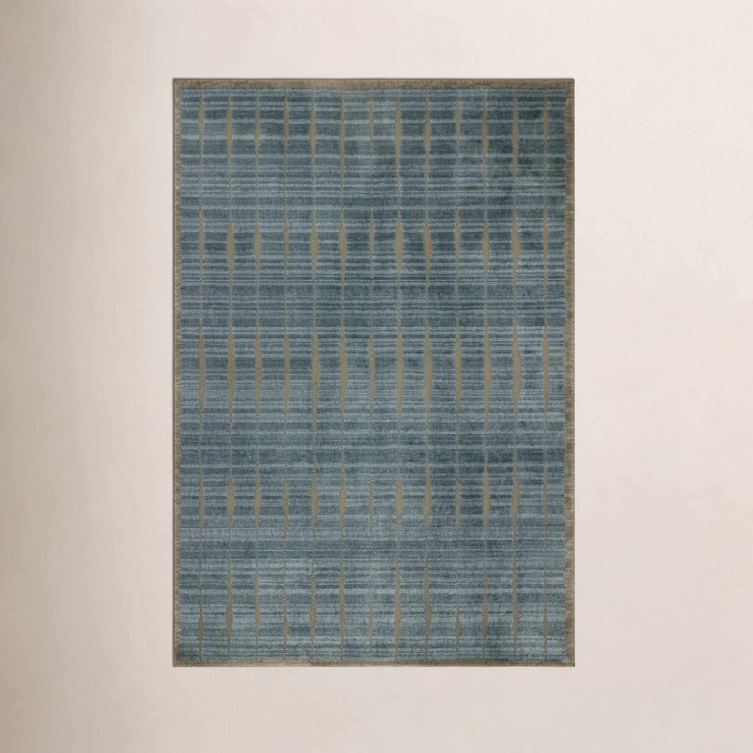 Chris Loves Julia x Loloi Calvin Ocean Olive Rug, Rectangle 5'3" x 7'6"