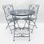 Windermere 2-Person Metal Patio Foldable Dining Set – Stylish Durable Round Table & Chair Set for Garden & Outdoor Seating-906812190