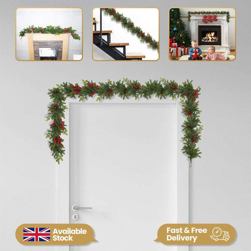16cm Faux Garland