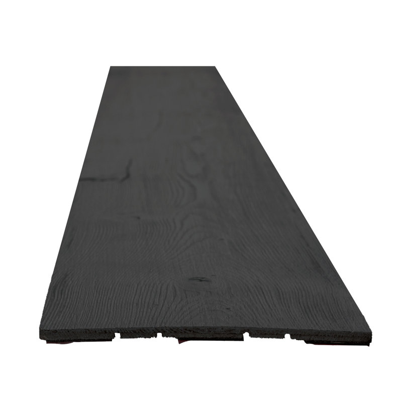 Ebony Rustic Pine Wood Plank Self-Adhesive Set of 10