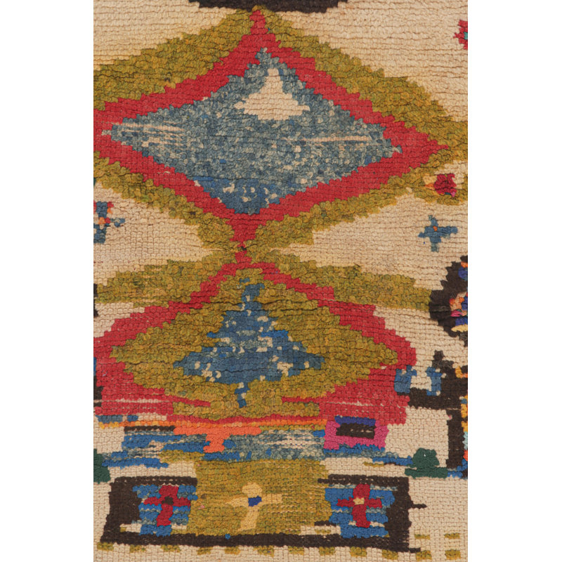 One-of-a-Kind 2'7”x5'9” Hand Knotted Area Rug