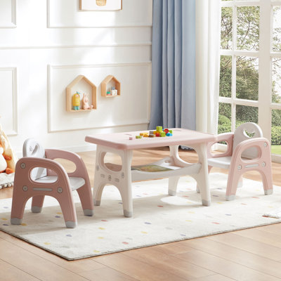Kids Table and 2 Chairs Set