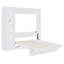 Lit escamotable double, lit escamotable avec tablettes et garde-robe-402134541