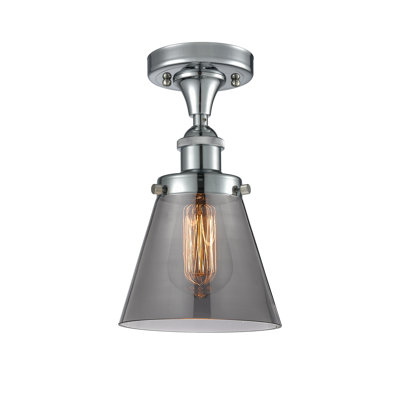 Wilmoth Glass Semi Flush Mount