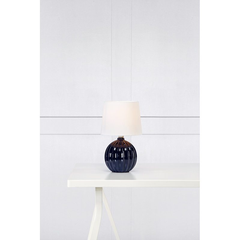 Burdick Ceramic Table Lamp, Blue