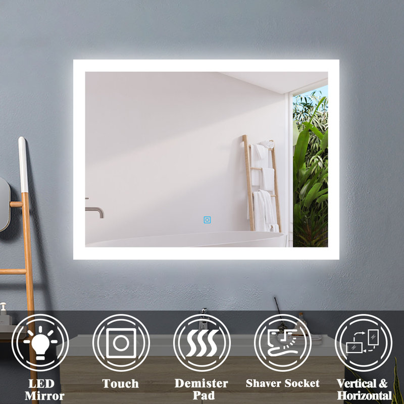 Aivery Rectangle Mirror, 60cm x 80cm
