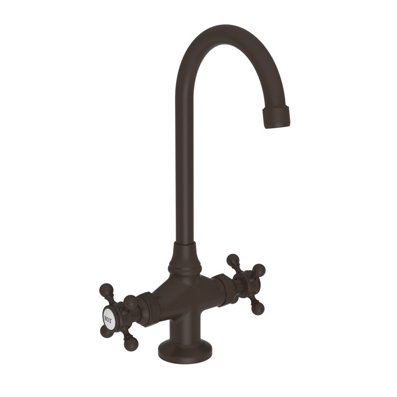 Chesterfield Double Handle Bar Faucet, Oil Rubbed Bronze
