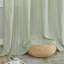 Rideaux à rayures semi-transparents en lin avec œillets-57683085-57683084