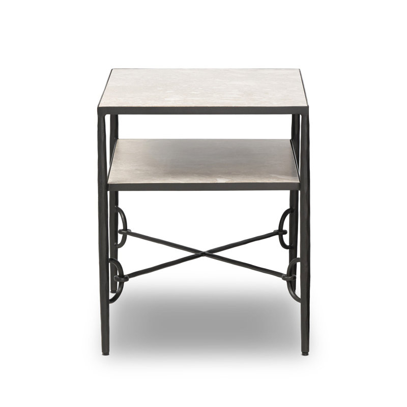 Babylon Nightstand-Lunar Marble
