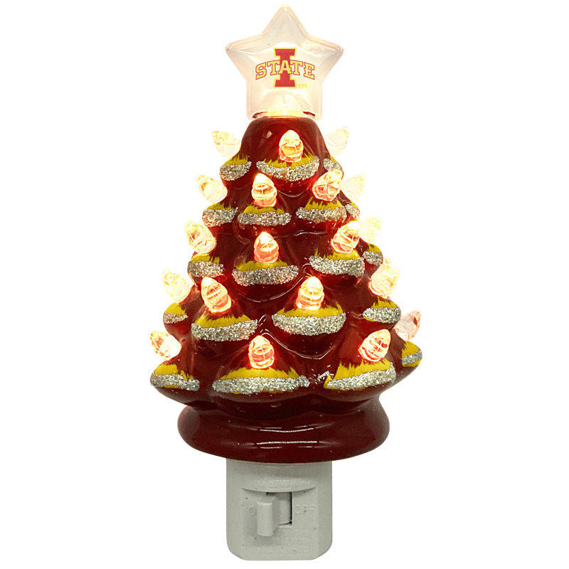 Arbre de Noël 6,5 po Nite Lite, Iowa State
