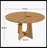Round Dining Table For 4 - 47 Inch Farmhouse Kitchen Table, MDF Circle Table With Oak Finish, 300Lb Weight Capacity, Easy Assembly For Dining Room, Kitchen, Living Room - Spiced Round Table