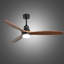 Nicola 60" 3-Blade Black Ceiling Fan With Led Light and Remote Control