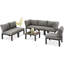 6 - Person Sectional Seating Group with Cushions-1943949610