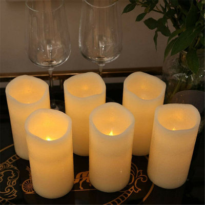 Unscented Flameless Pillar Candle