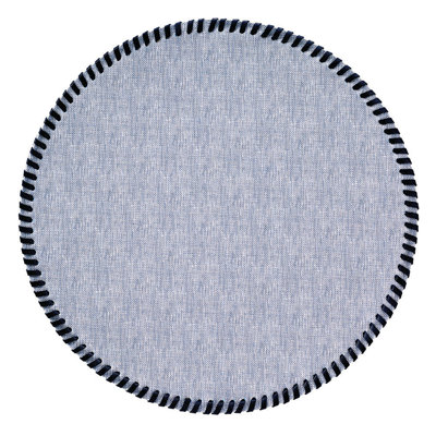 Whipstitch Vinyl Round Placemats