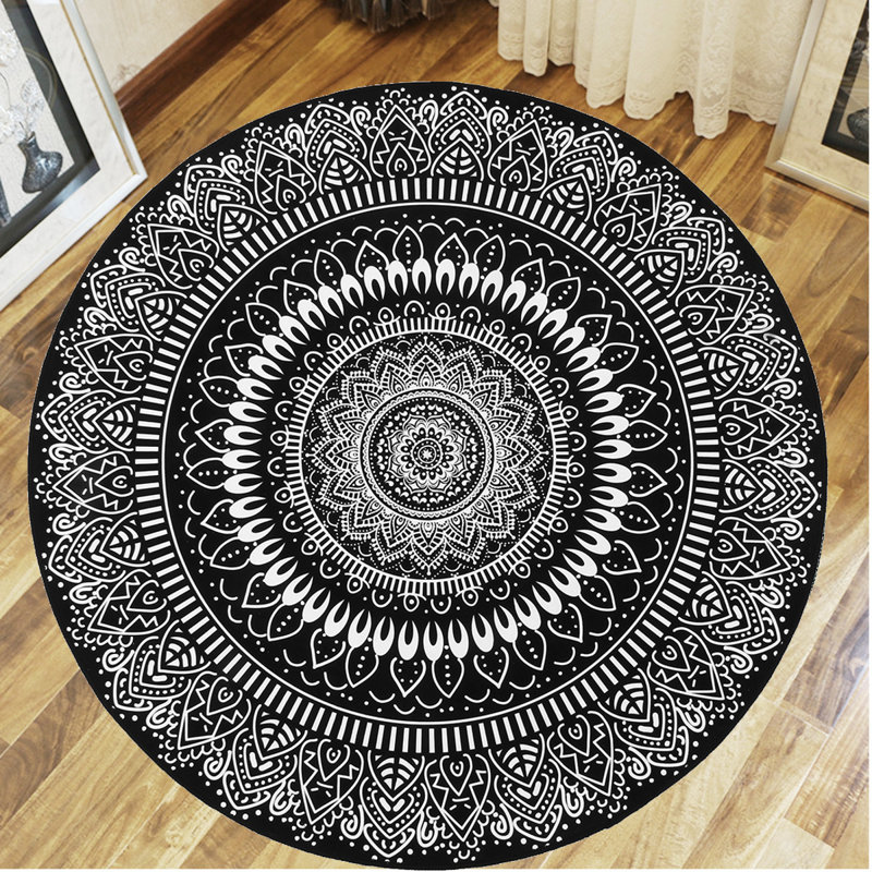 Waterford Floral Area Rug, Round 120cm