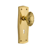 Prairie Plate with Decorative Keyhole and Victorian Door Knob